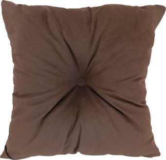 Декоративная подушка Sled Квадратная 40x40x12 (коричневый)