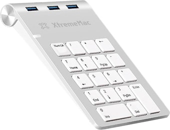 Цифровой блок XtremeMac Mechanical Numpad Triple USB