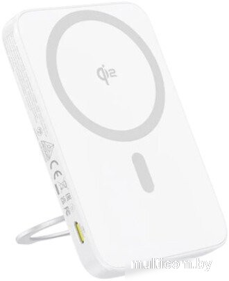 Внешний аккумулятор Baseus PicoGo Qi2 Magnetic Power Bank 5000mAh 20W (белый)