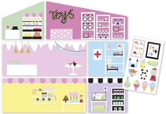 Аксессуары для кукольного домика Lundby Обои Магазин LB-60500600