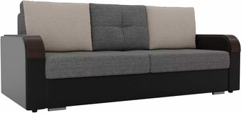 Диван Лига диванов Мейсон 102152 (серый/черный/бежевый)