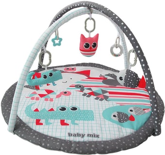 Развивающий коврик Baby Mix Крокодил и друзья 43406