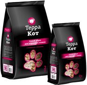 Корм для кошек ТерраКот Для взрослых кошек с говядиной и овощами 2 кг