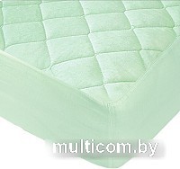 Защитный наматрасник Vegas Protect Cotton S1 110x190 (фисташковый)