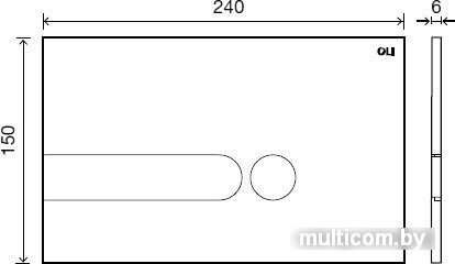 OLI Iplate 670005 (черный soft-touch)