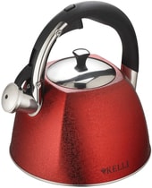 Чайник со свистком KELLI KL-4514 (красный)