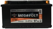 Автомобильный аккумулятор Megavolt 12V +R (97 А·ч)