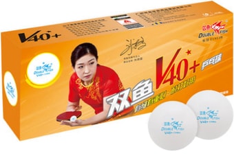 Мяч для настольного тенниса Double Fish V201F (1 звезда, 10 шт.)