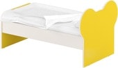 Кровать Славянская столица ДУ-КО12-10 (белый/желтый)