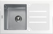 Кухонная мойка Tolero Ceramic glass TG-780 (белый)