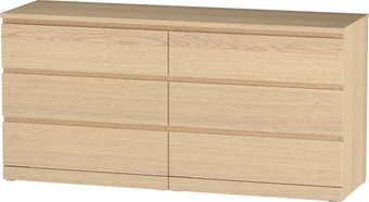 Комод Mio Tesoro Varma Prime 6D (дуб беленый)