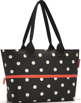 Сумка шоппер Reisenthel Shopper E1 RJ7051 Mixed Dots (черный)