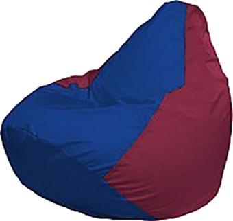 Кресло-мешок Flagman Груша Мега Super Г5.1-123 (синий/бордовый)