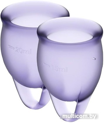 Менструальная чаша Satisfyer Feel Confident (лиловый)