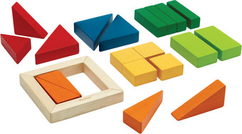 Конструктор/игрушка-конструктор Plan Toys Блоки Геометрия 5467