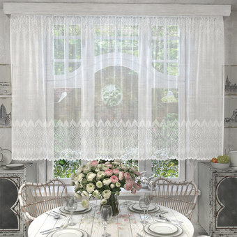 Тюль Лента в714Р 3.1x1.5 м (белый)