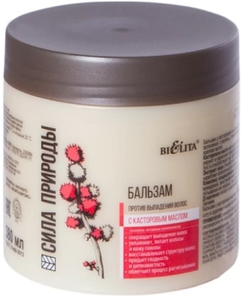 Belita Бальзам с касторовым маслом против выпадения волос 380 мл