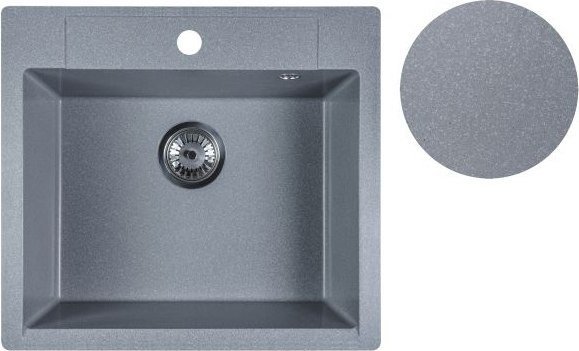 Кухонная мойка AV Engineering Unit AVE550500SLA (серебристый)