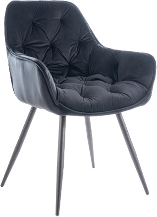 Стул Signal Cherry Velvet (bluvel 19 черный)