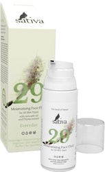Sativa Крем-флюид для лица увлажняющий №29