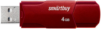 USB Flash SmartBuy Clue 4GB (бордовый)