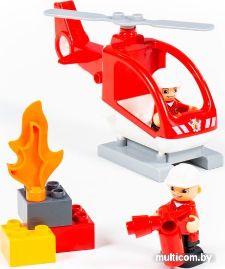 Конструктор Полесье 77509 Пожарная станция