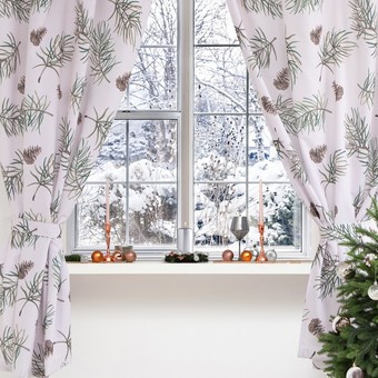 Комплект штор Этель Christmas Tree 7072271 (1.45x180. 2 шт)
