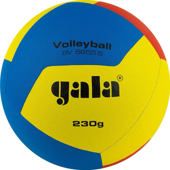 Волейбольный мяч Gala Training 230 12 BV 5655 S (размер 5, синий/желтый/красный)