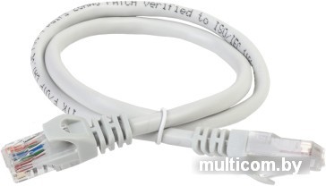 Кабель ITK RJ45 - RJ45 PC01-C5EU-10M (1 м, серый)