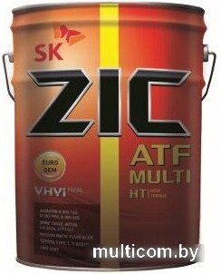 Трансмиссионное масло ZIC ATF Multi HT 20л
