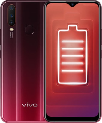 Смартфон Vivo Y12 3GB/64GB (красный бургунди)