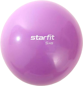 Мяч Starfit GB-703 5 кг (фиолетовый пастель)