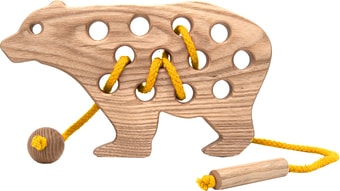 Шнуровка Polle Toys Медведь TO0313AS00 (ясень)