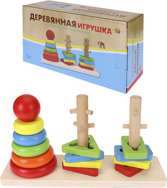 Пирамидка Рыжий кот Изучаем формы ИД-1045