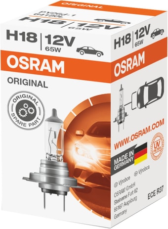 Галогенная лампа Osram H18 Original Line 1шт
