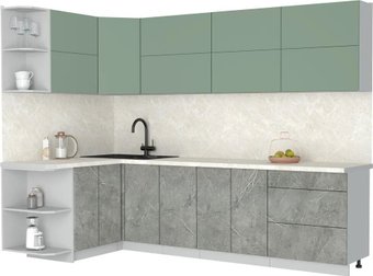 Интерлиния Мила Матте 1.5x2.8 А (мята/керамика/опал светлый)