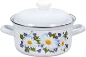 Кастрюля Лысьвенские эмали Ромашковое поле С-1510АП2/4