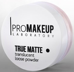 Рассыпчатая пудра PROMAKEUP True Matte прозрачная тон 1001 (10 г)