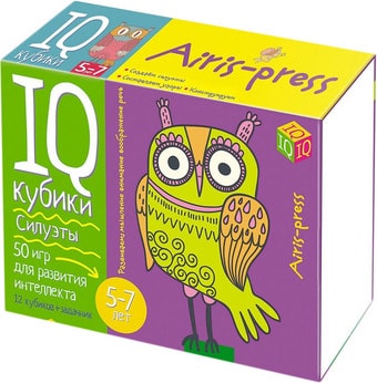 Кубики Айрис-Пресс Умные кубики. Силуэты 27490