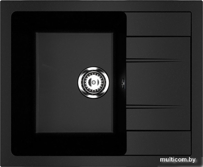 Кухонная мойка Ulgran U-607 (ультра-черный)