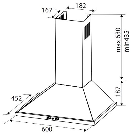Каминная вытяжка Zigmund & Shtain K 130.61 X