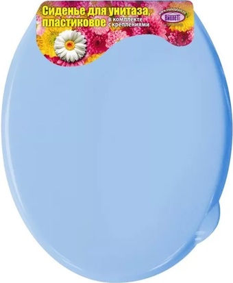Сиденье для унитаза Violet 111003 (голубой)