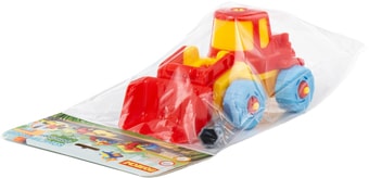 Конструктор Полесье 77103 Погрузчик (красный)