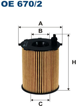 Масляный фильтр Filtron OE 670/2