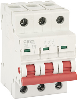 Выключатель нагрузки GEYA 3P 100А 12кА GYH83P100