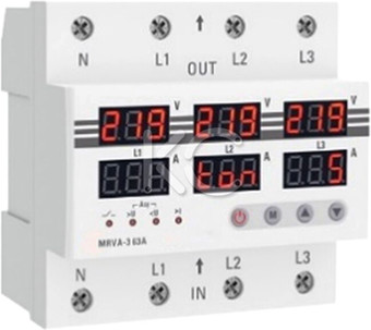 Реле напряжения КС MRVA-3 63A 82733