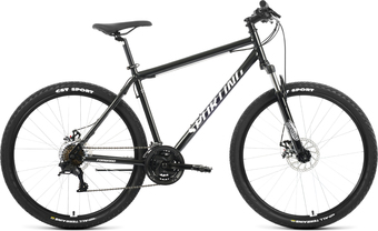 Велосипед Forward Sporting 27.5 2.2 D р.17 2022 (черный/белый)