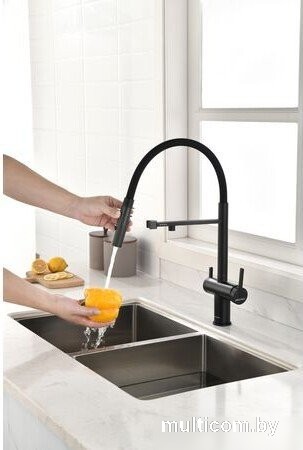 Смеситель Paulmark Gravity Gr213888-AN (антрацит)