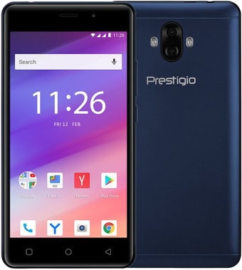 Смартфон Prestigio Wize V3 (синий)