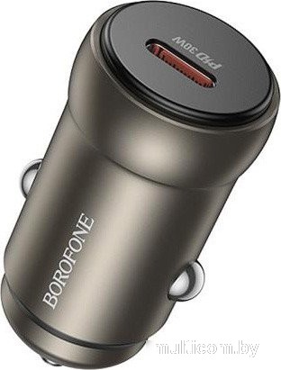 Автомобильное зарядное Borofone BZ32 (золотистый)